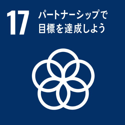 SDGsの目標：17.パートナーシップで目標を達成しよう